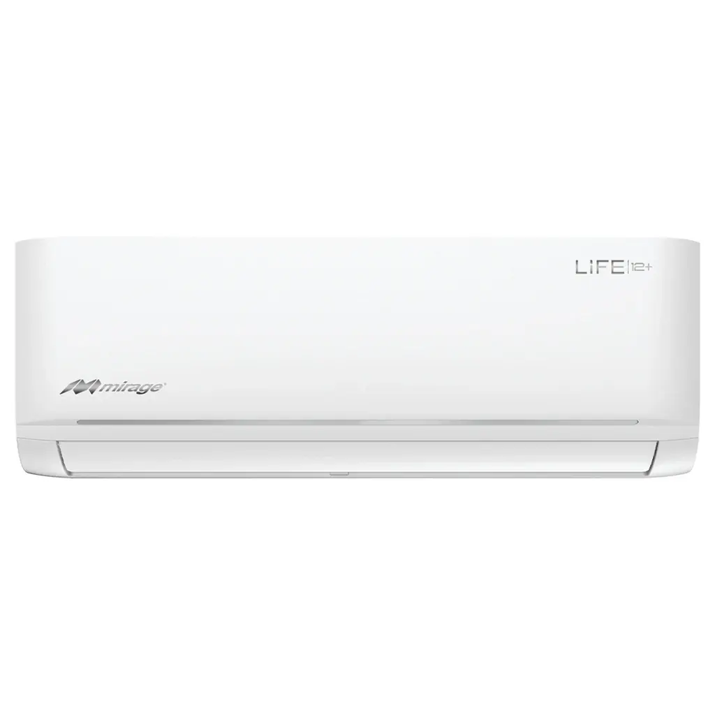 Minisplit Mirage Life 12+, unidad interior de frente