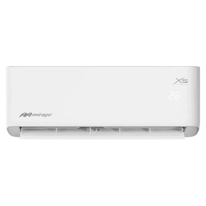 Minisplit Mirage X5 Inverter, unidad interior de frente